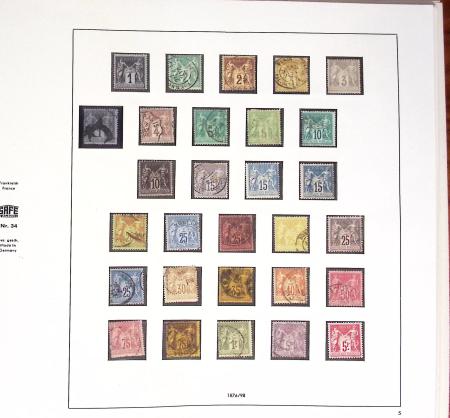 1849-2020, Belle collection de France en 14 classeurs,