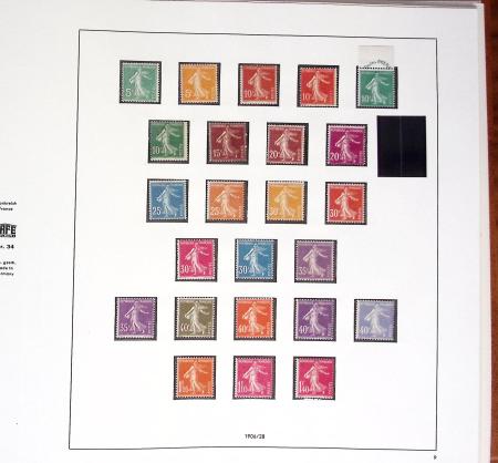 1849-2020, Belle collection de France en 14 classeurs,