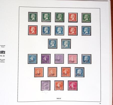 1849-2020, Belle collection de France en 14 classeurs,