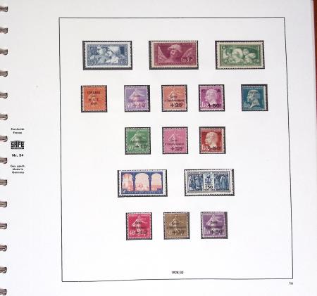 1849-2020, Belle collection de France en 14 classeurs,