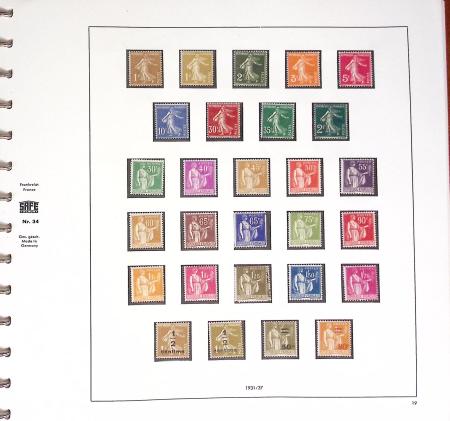1849-2020, Belle collection de France en 14 classeurs,