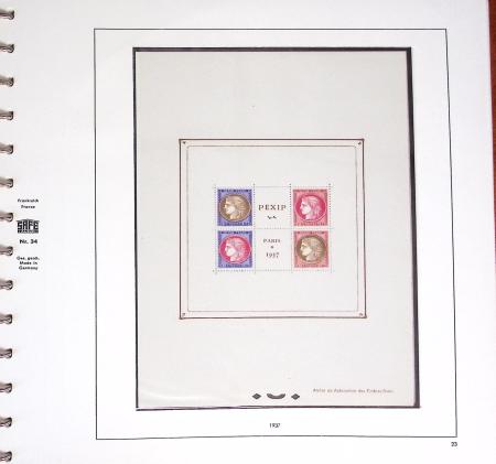 1849-2020, Belle collection de France en 14 classeurs,