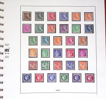 1849-2020, Belle collection de France en 14 classeurs,