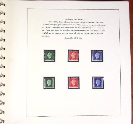 1849-2020, Belle collection de France en 14 classeurs,