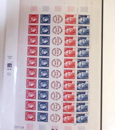 1849-2020, Belle collection de France en 14 classeurs,