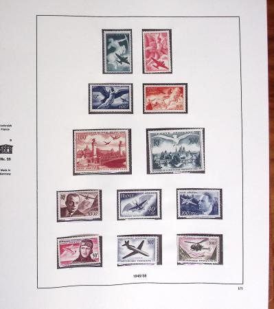 1849-2020, Belle collection de France en 14 classeurs,