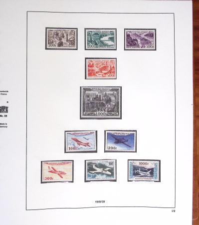 1849-2020, Belle collection de France en 14 classeurs,