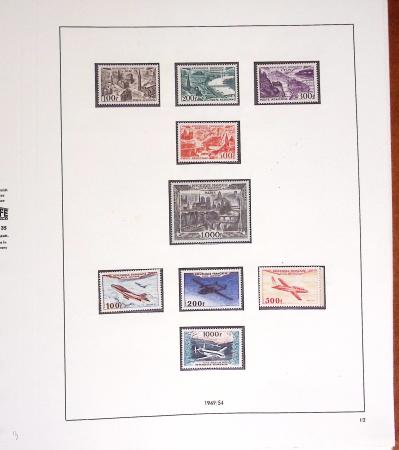 1849-2020, Belle collection de France en 14 classeurs,