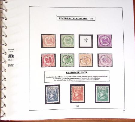 1849-2020, Belle collection de France en 14 classeurs,