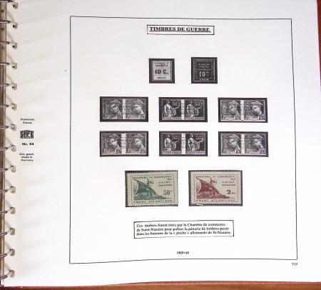 1849-2020, Belle collection de France en 14 classeurs,
