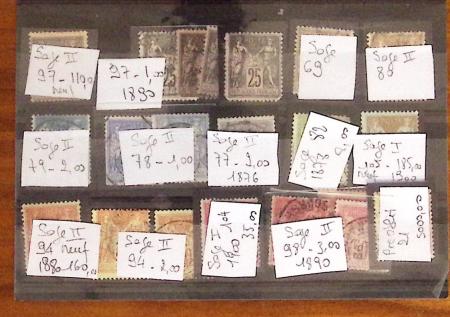 1849-1990 Ensemble d'une collection de France avec