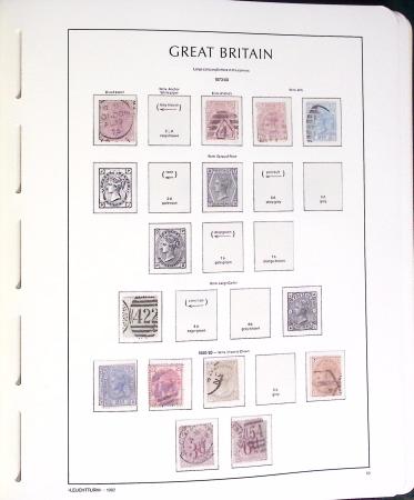 1855-1990 Ensemble composé d'une collection d'Angleterre