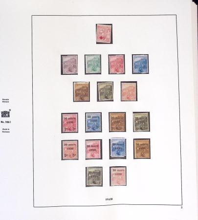 1891-2019, Collection de Monaco en 7 classeurs, commençant