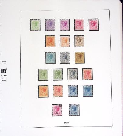 1891-2019, Collection de Monaco en 7 classeurs, commençant