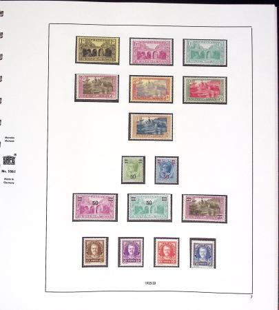 1891-2019, Collection de Monaco en 7 classeurs, commençant