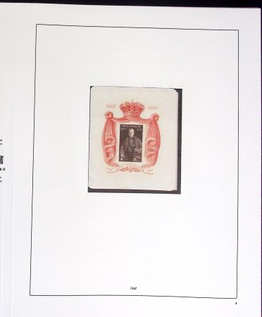 1891-2019, Collection de Monaco en 7 classeurs, commençant