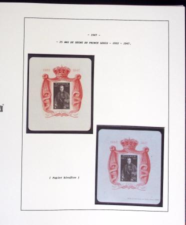 1891-2019, Collection de Monaco en 7 classeurs, commençant