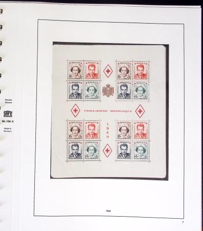 1891-2019, Collection de Monaco en 7 classeurs, commençant