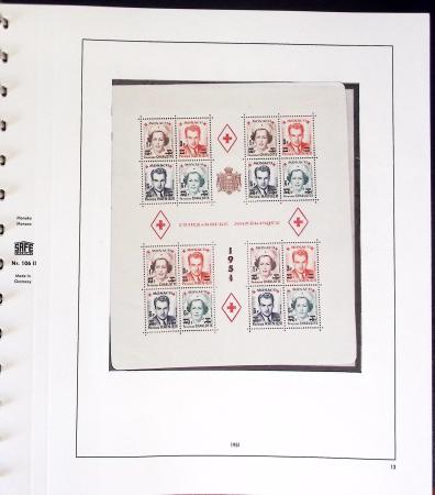 1891-2019, Collection de Monaco en 7 classeurs, commençant