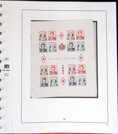 1891-2019, Collection de Monaco en 7 classeurs, commençant