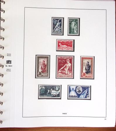 1891-2019, Collection de Monaco en 7 classeurs, commençant