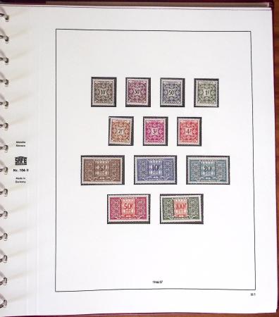 1891-2019, Collection de Monaco en 7 classeurs, commençant