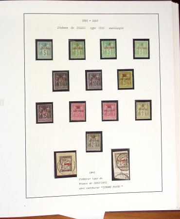 1891-2017, Collection des colonies et après indépendance