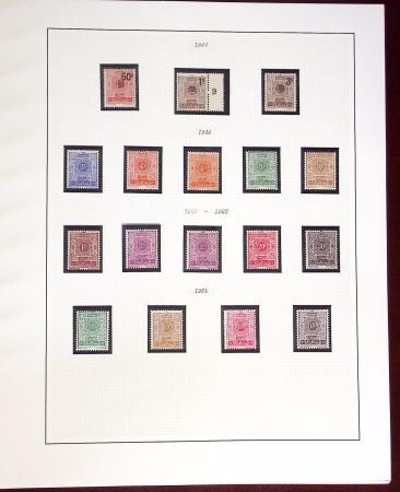 1891-2017, Collection des colonies et après indépendance