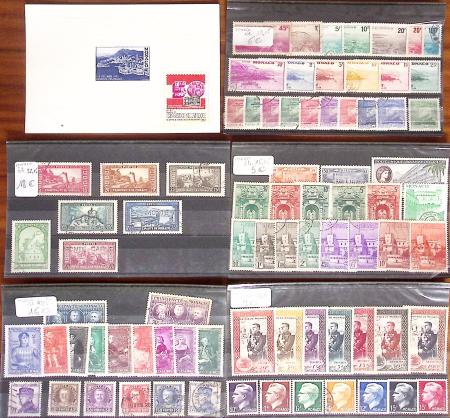 1880-1990, 14 albums d'une collection de colonies avec