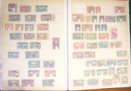 1880-1990, 14 albums d'une collection de colonies avec