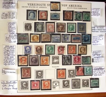 1851-1941 Mint & used collection in one album showing