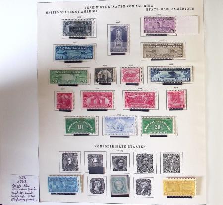 1851-1941 Mint & used collection in one album showing