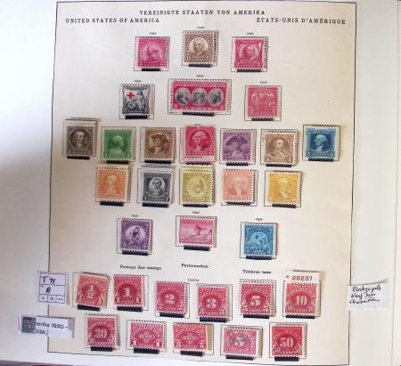 1851-1941 Mint & used collection in one album showing