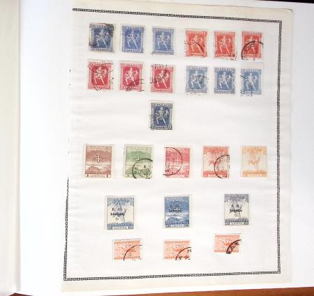 1851-1941 Mint & used collection in one album showing