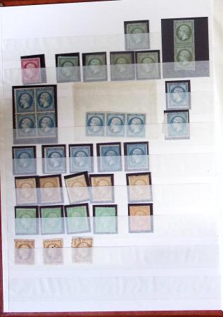 1849-1877, Lot de France classique, en quantité multiples,