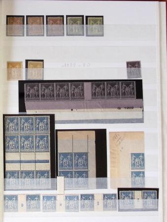 1849-1877, Lot de France classique, en quantité multiples,