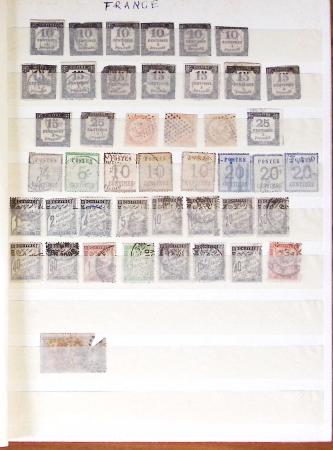 1849-1877, Lot de France classique, en quantité multiples,