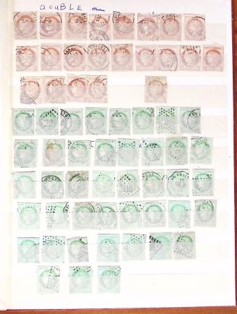 1849-1877, Lot de France classique, en quantité multiples,