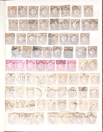 1849-1877, Lot de France classique, en quantité multiples,