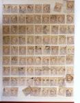 1849-1877, Lot de France classique, en quantité multiples,