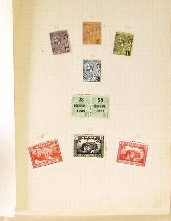 1845-1920 Old-time collection with mostly fakes and