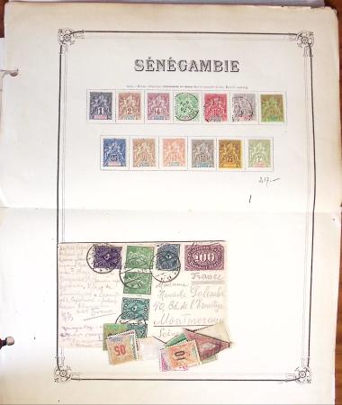 1845-1920 Old-time collection with mostly fakes and