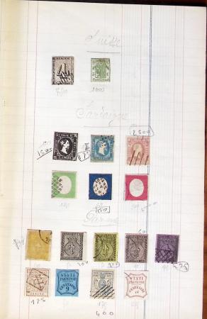1845-1920 Old-time collection with mostly fakes and