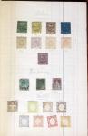 1845-1920 Old-time collection with mostly fakes and
