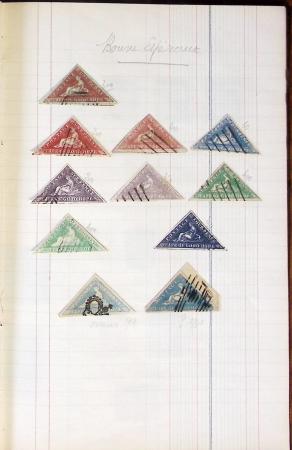1845-1920 Old-time collection with mostly fakes and