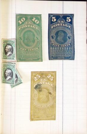 1845-1920 Old-time collection with mostly fakes and