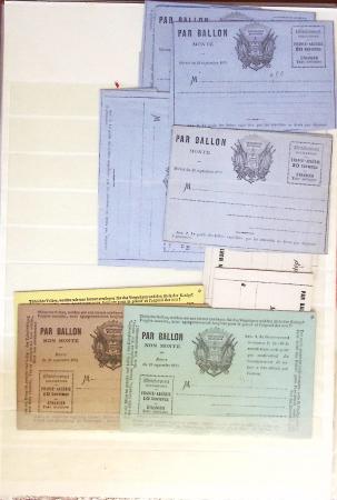 1849-1870, Lot de lettres classiques avec section de