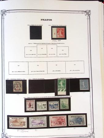 1860-1980 Collection neuve de France env. 1900-83 en