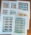 1850-2013, 27 carnets de circulation de timbres de
