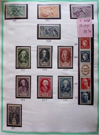1944-2007, Stock de faciale de France par multiples